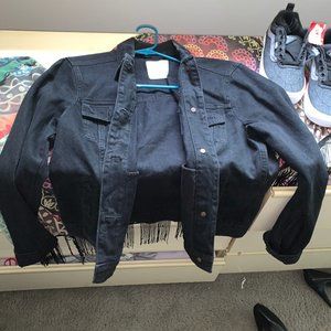 Abercrombie & Fitch Black Denim Jacket